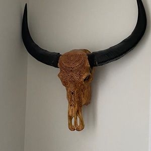 Hand-Carved Buffalo Skull Skull Bliss